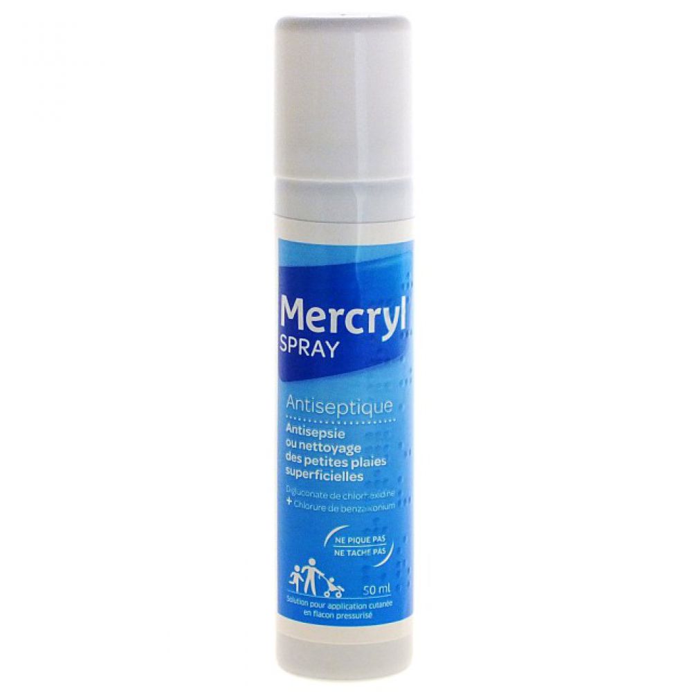 image Mercryl Spray solution antiseptique FL50ML  