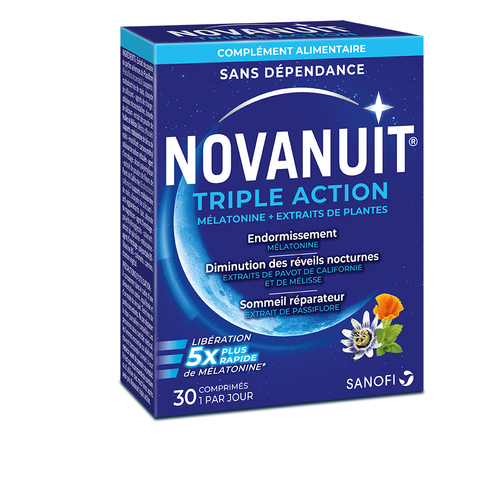 image Novanuit® Triple Action Boîte de 30 comprimés